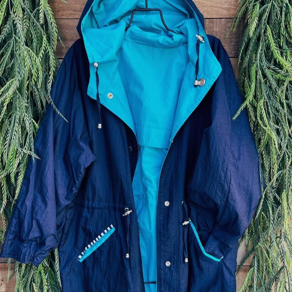 80s Vintage Windbreaker Reversible